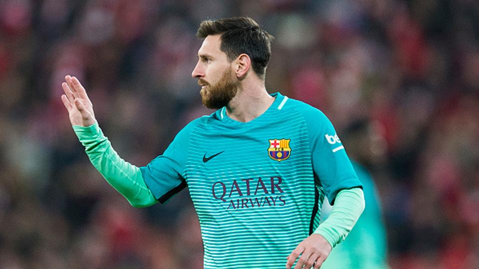 Lionel Messi dalam pertandingan Copa del Rey babak 16. - INDOSPORT